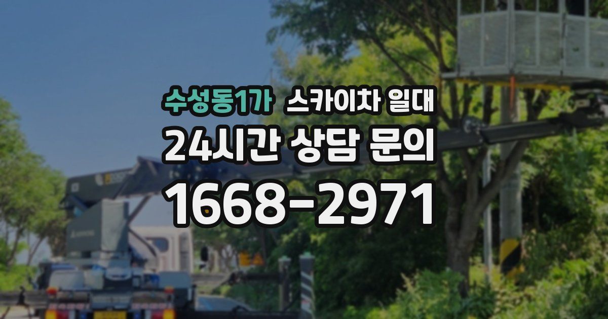 수성동1가 스카이차 일대