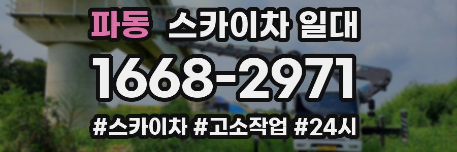 파동 스카이차 일대