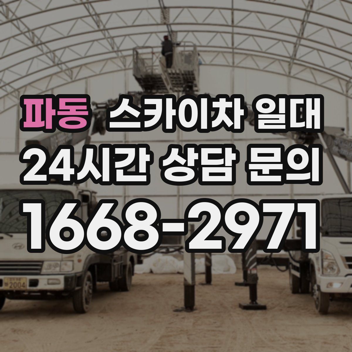 파동 스카이차 일대