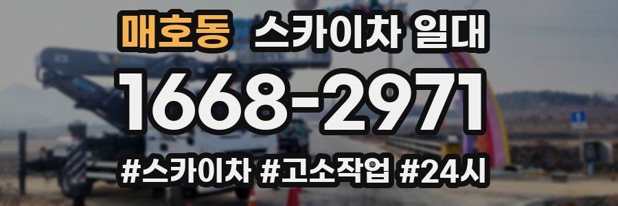 매호동 스카이차 일대