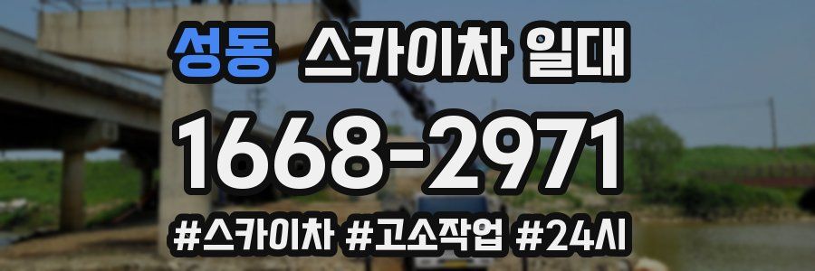 성동 스카이차 일대