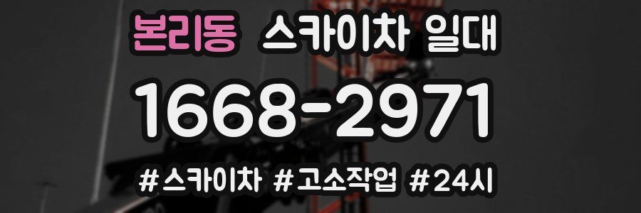 본리동 스카이차 일대