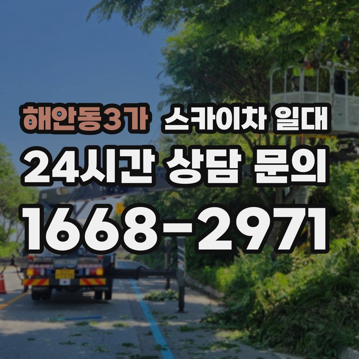 해안동3가 스카이차 일대
