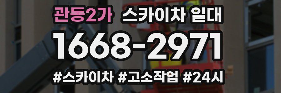 관동2가 스카이차 일대