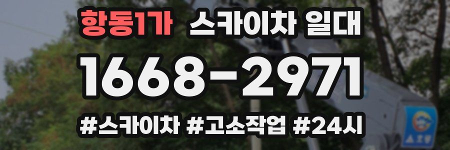 항동1가 스카이차 일대