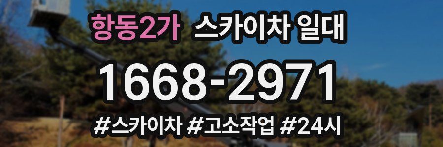항동2가 스카이차 일대