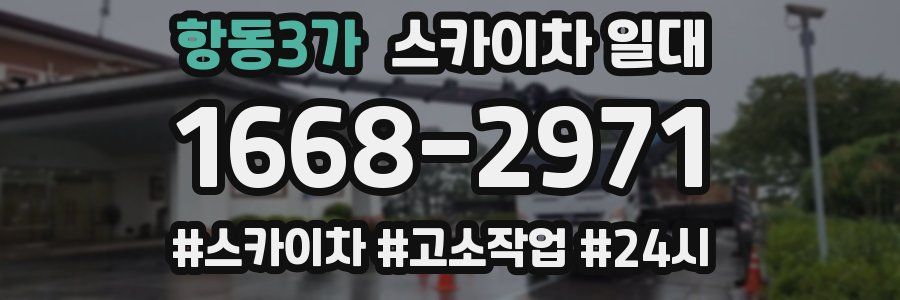 항동3가 스카이차 일대