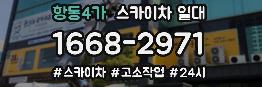 항동4가 스카이차 일대