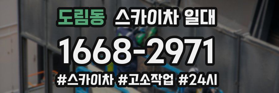 도림동 스카이차 일대
