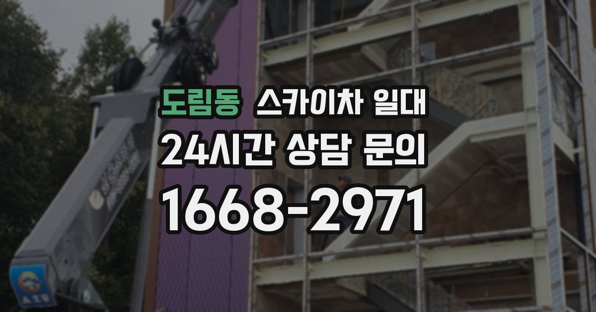 도림동 스카이차 일대