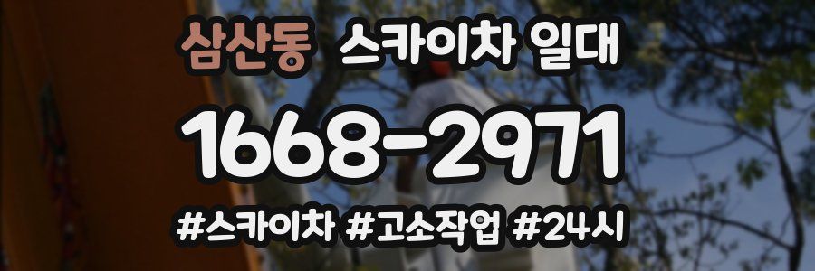 삼산동 스카이차 일대