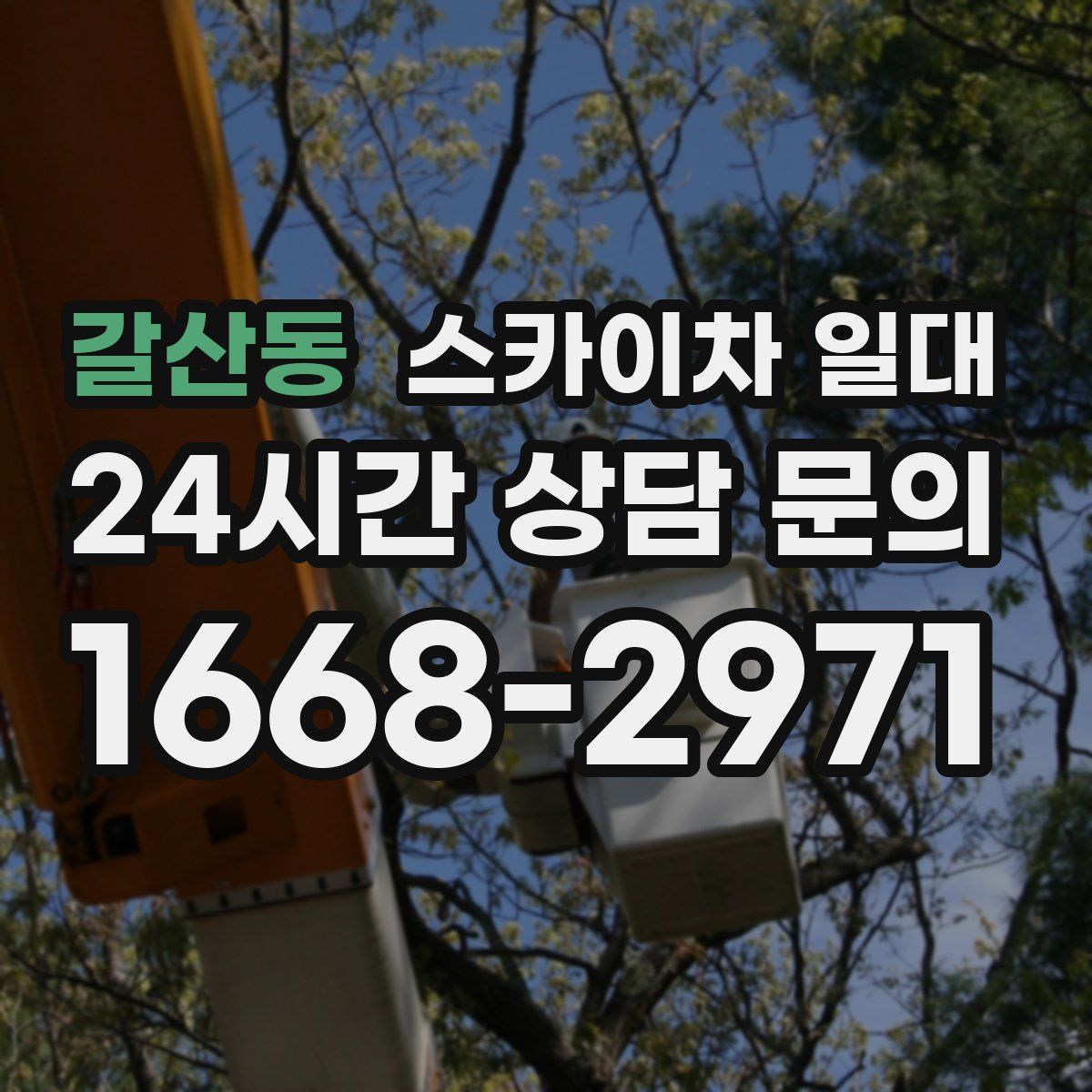 갈산동 스카이차 일대
