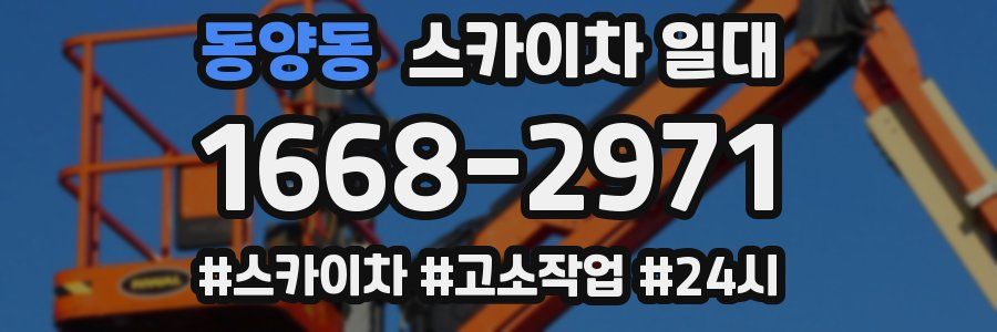 동양동 스카이차 일대