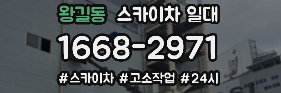 왕길동 스카이차 일대