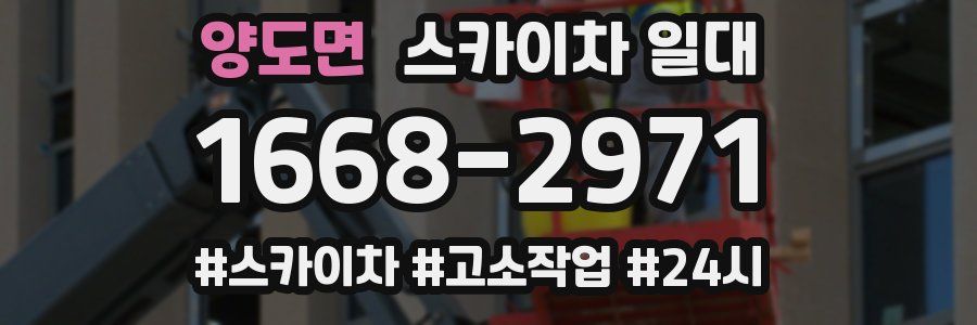 양도면 스카이차 일대