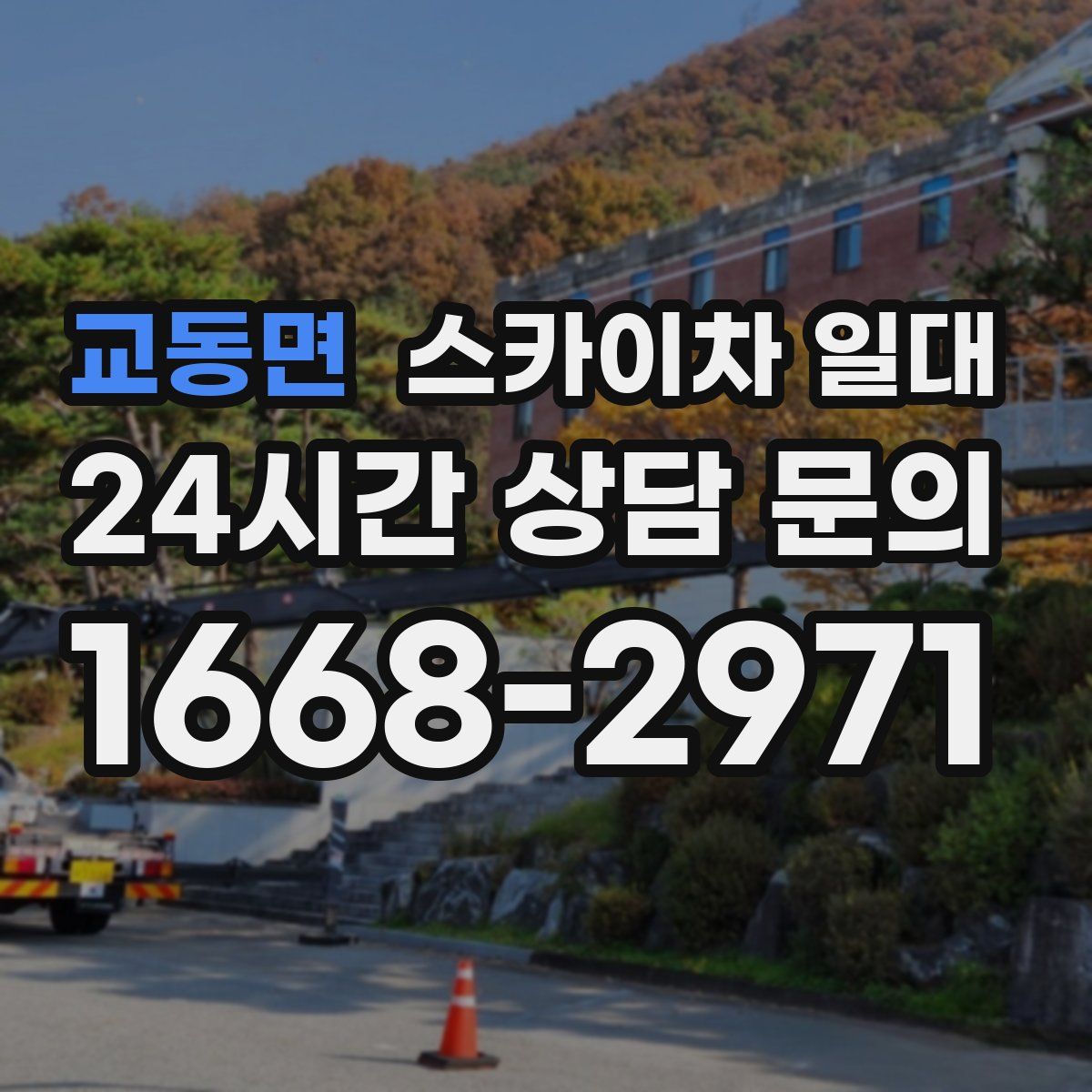 교동면 스카이차 일대