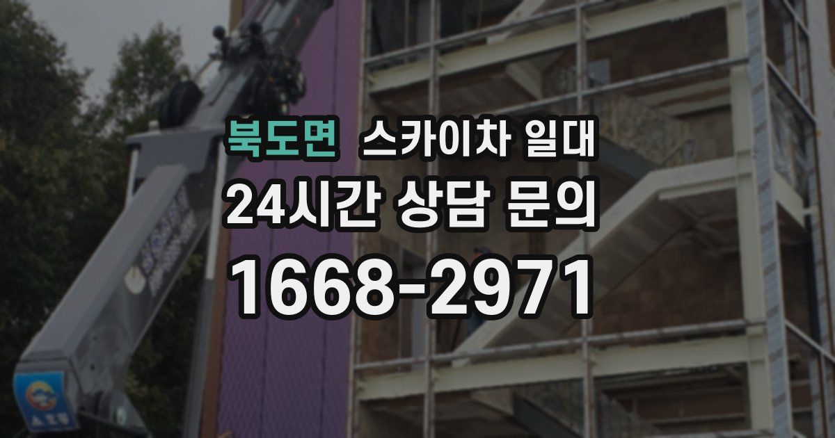 북도면 스카이차 일대