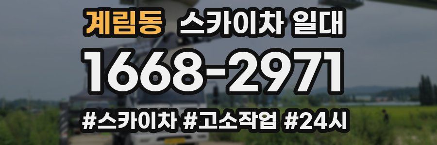 계림동 스카이차 일대