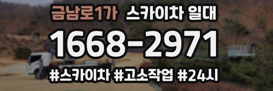 금남로1가 스카이차 일대