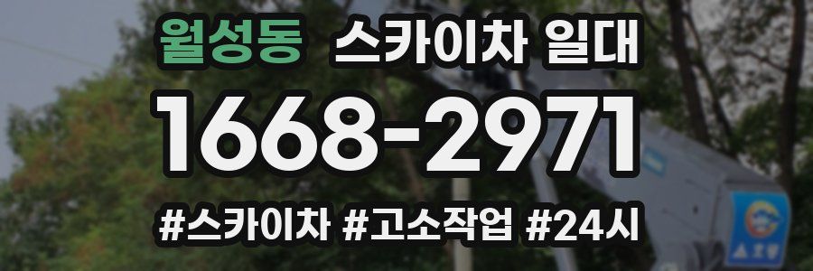 월성동 스카이차 일대