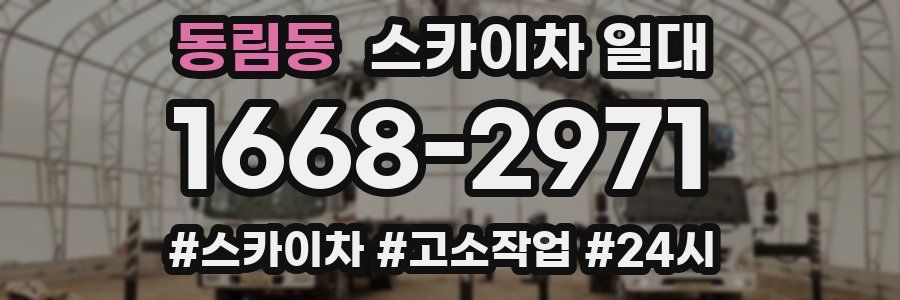 동림동 스카이차 일대