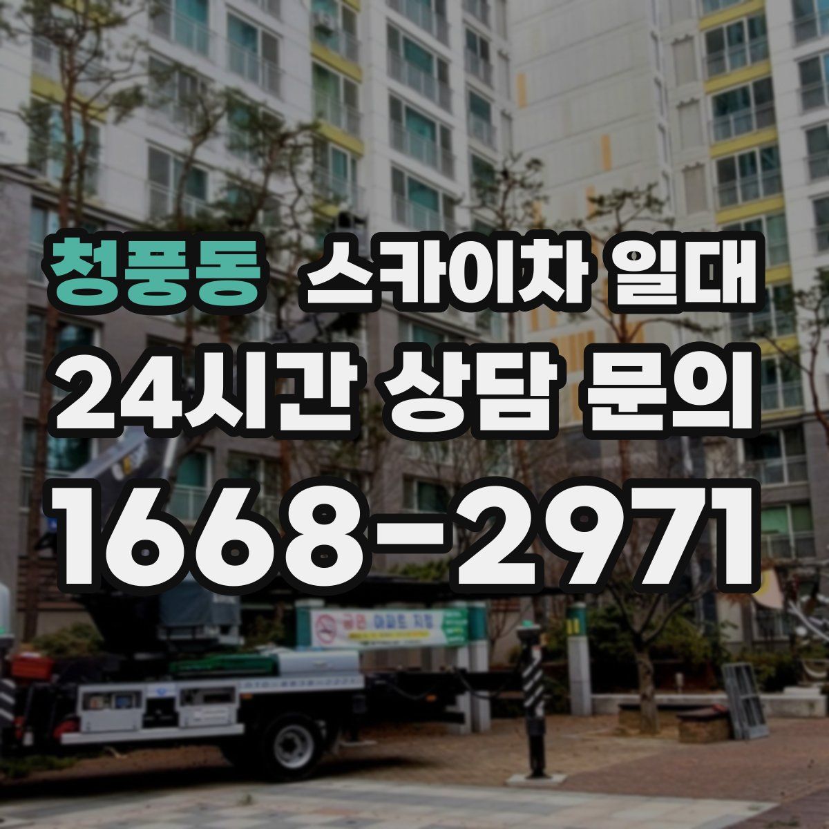 청풍동 스카이차 일대