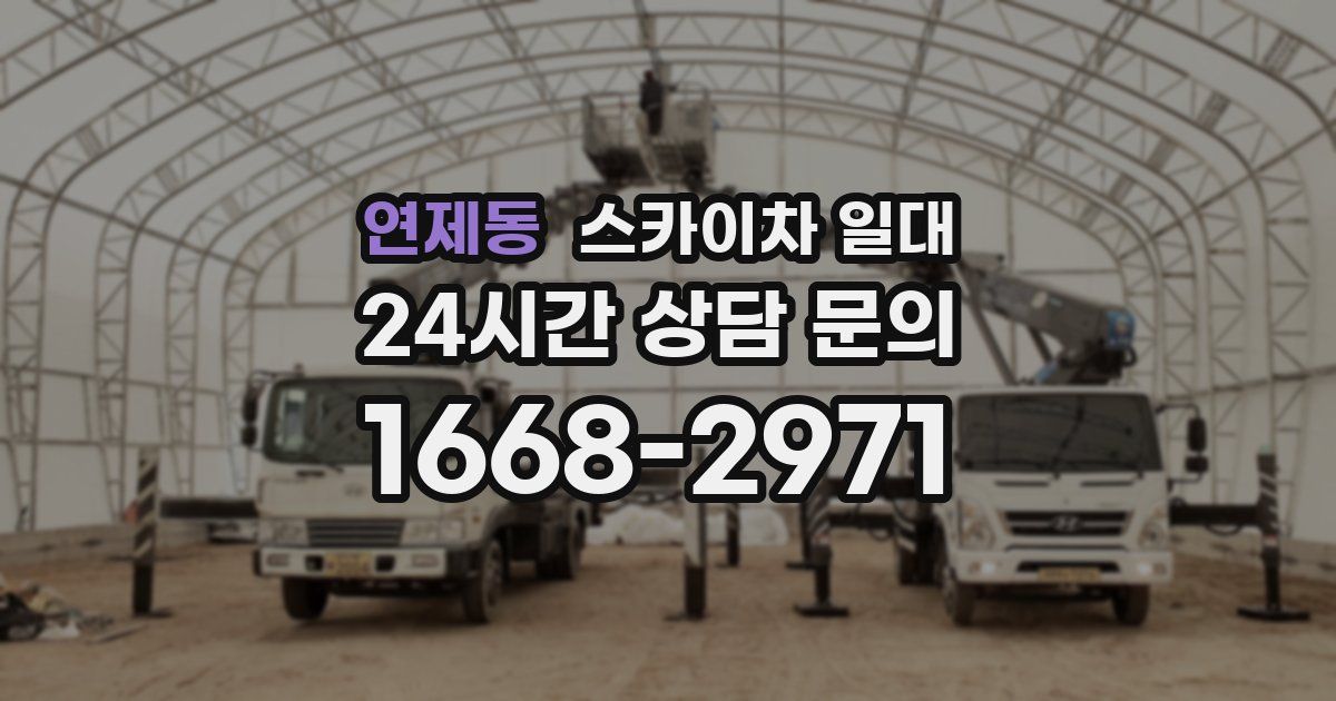 연제동 스카이차 일대