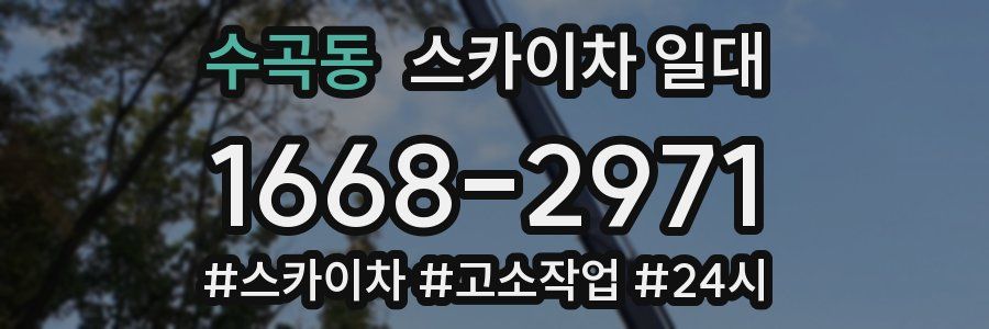 수곡동 스카이차 일대