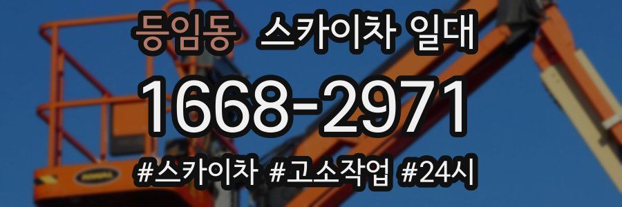 등임동 스카이차 일대