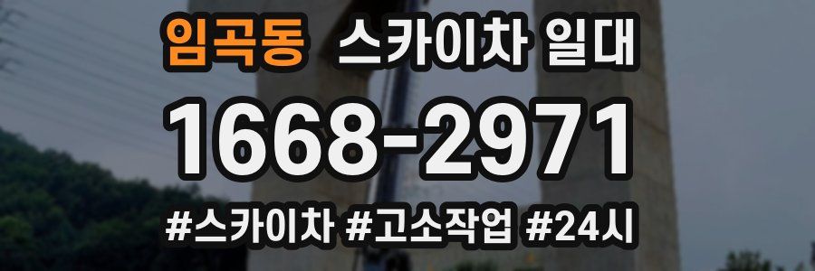 임곡동 스카이차 일대