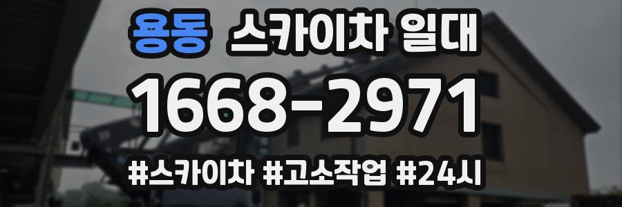 용동 스카이차 일대