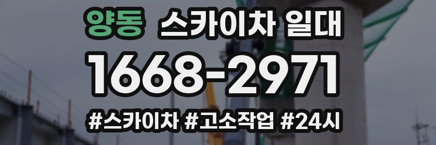 양동 스카이차 일대