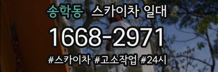 송학동 스카이차 일대