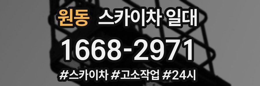 원동 스카이차 일대