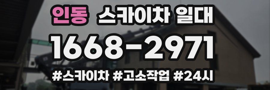 인동 스카이차 일대