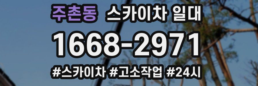 주촌동 스카이차 일대