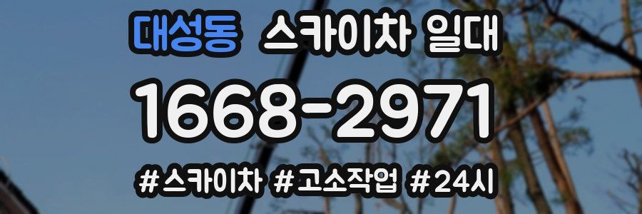 대성동 스카이차 일대