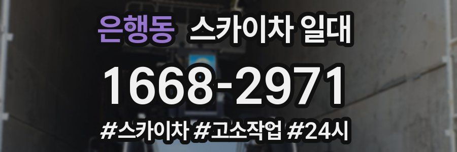 은행동 스카이차 일대