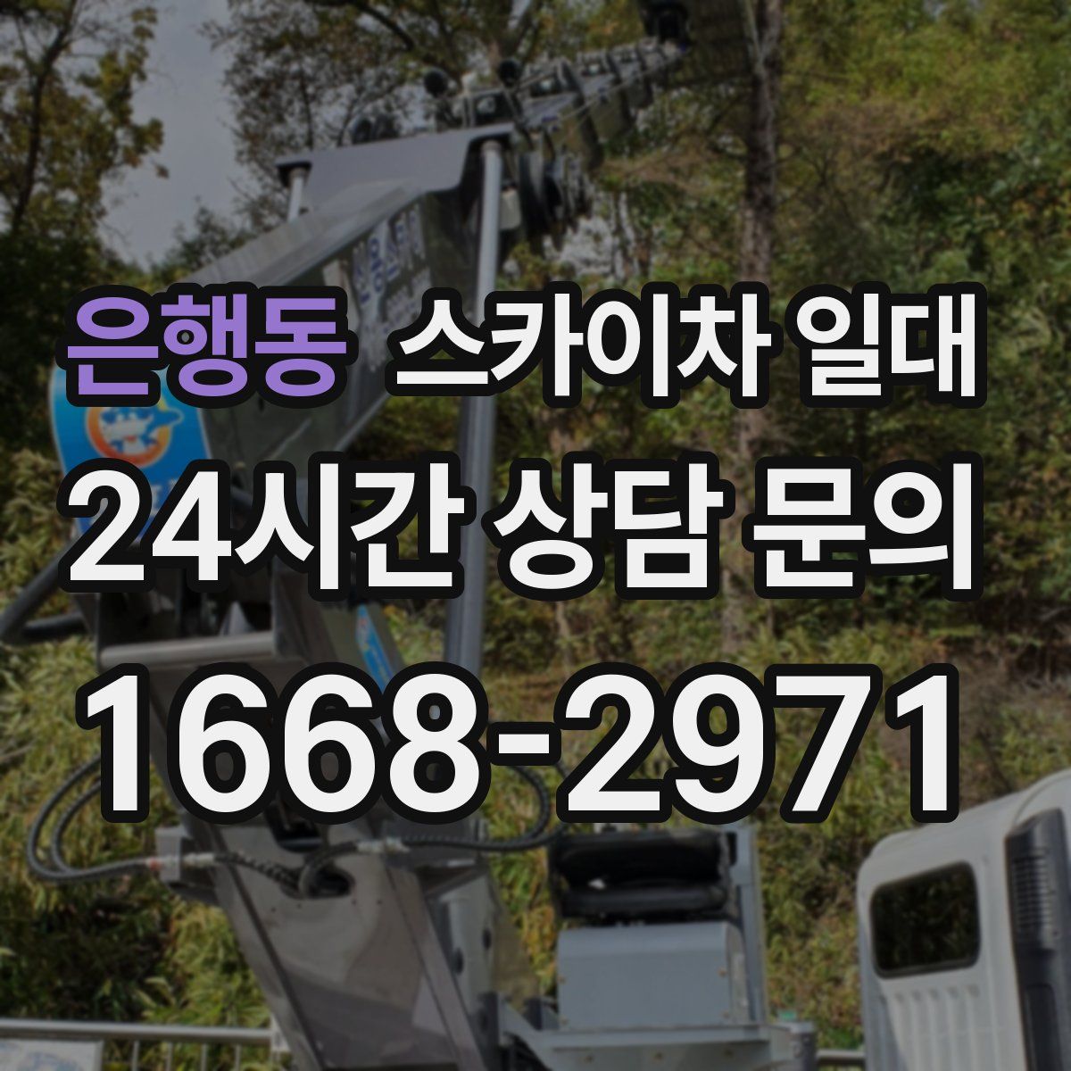 은행동 스카이차 일대