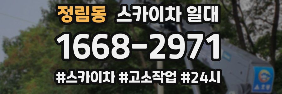 정림동 스카이차 일대