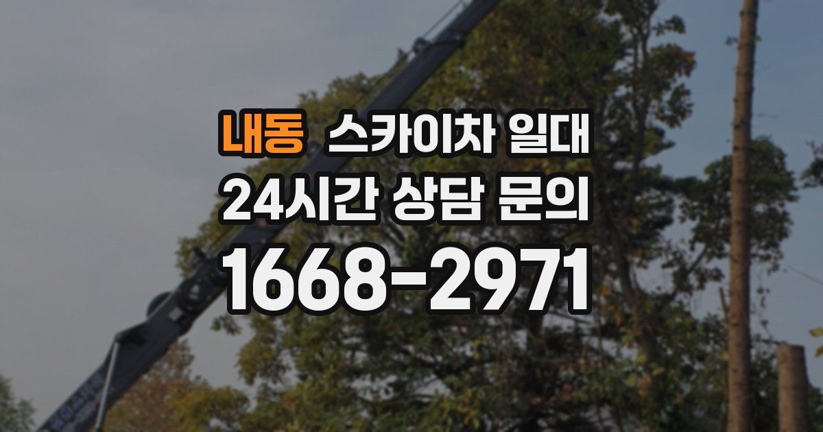 내동 스카이차 일대