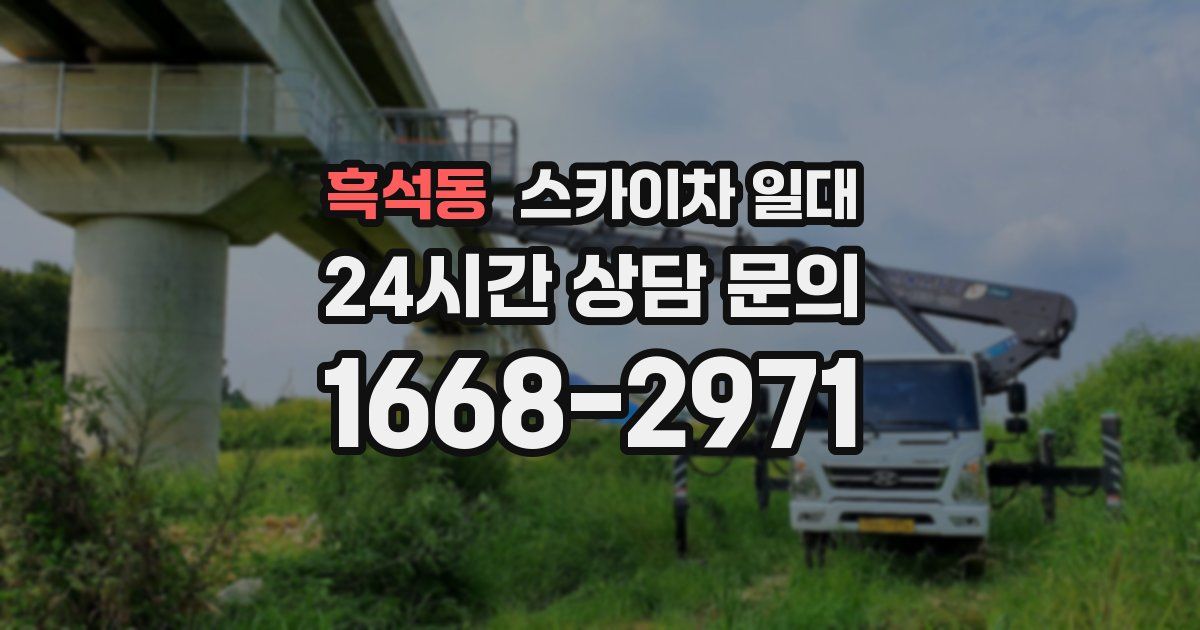 흑석동 스카이차 일대