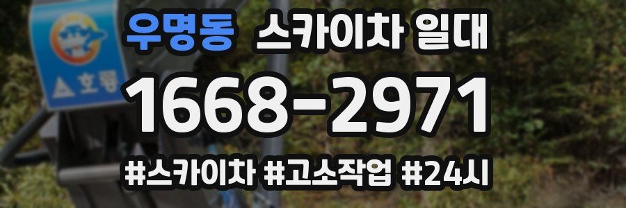 우명동 스카이차 일대