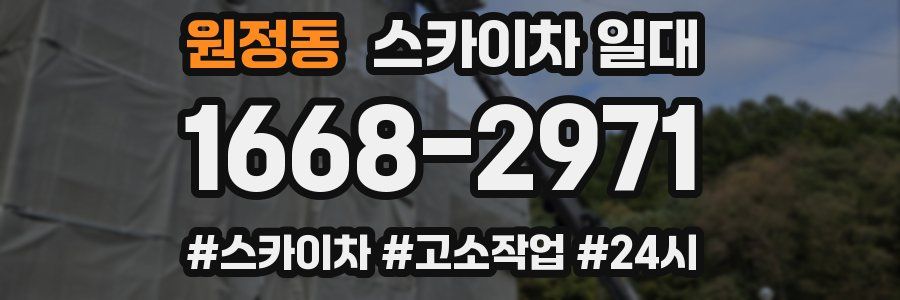 원정동 스카이차 일대