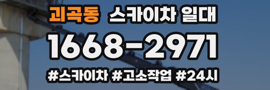 괴곡동 스카이차 일대