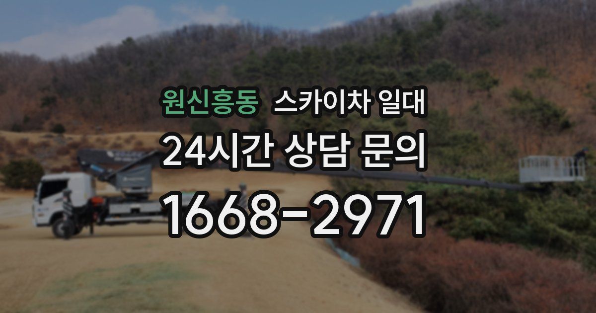 원신흥동 스카이차 일대