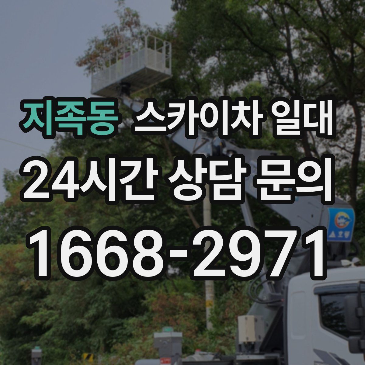 지족동 스카이차 일대