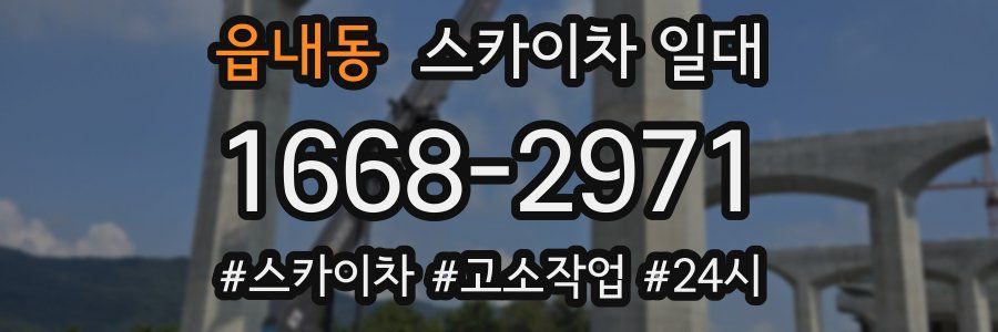 읍내동 스카이차 일대
