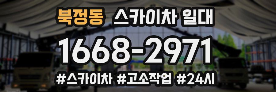 북정동 스카이차 일대