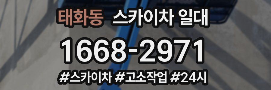 태화동 스카이차 일대